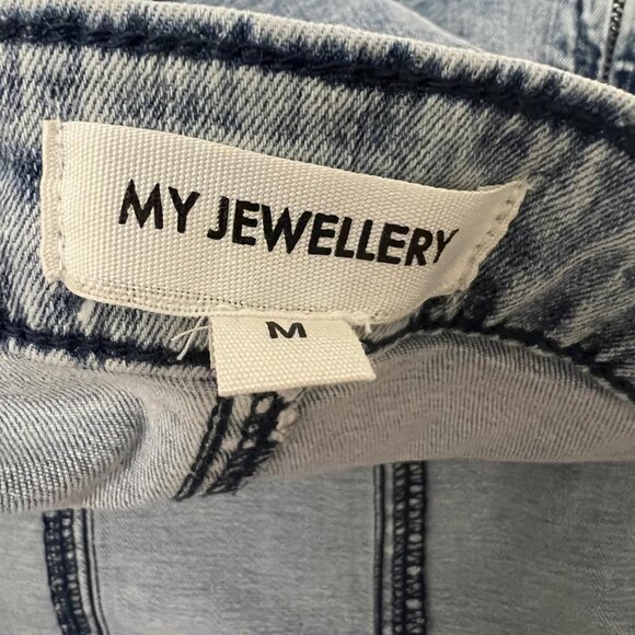 My Jewellery Denim Crop Top Size M - Picture 4 of 4